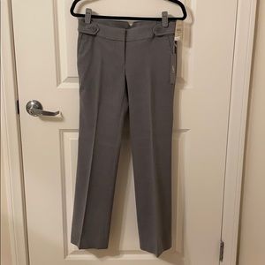 NWT Loft Petite Gray Trousers (Marisa/Modern Fit)
